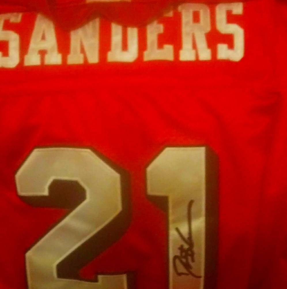 Deion Sanders Signed Jersey